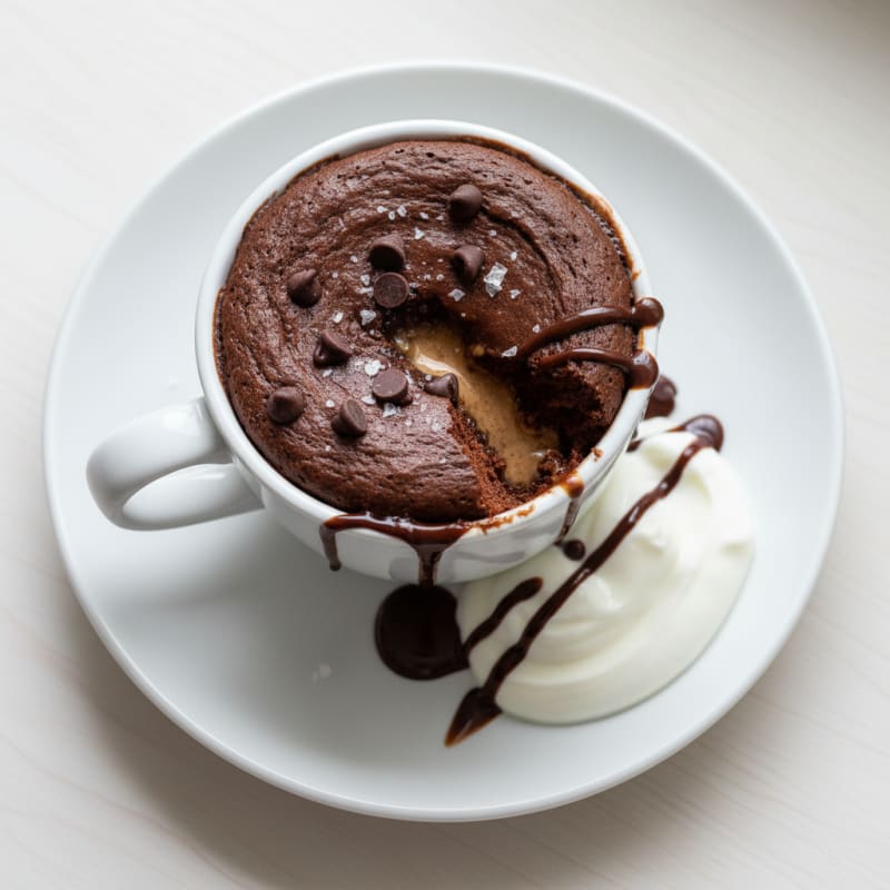 Creamy Chocolate Protein Mug Cake