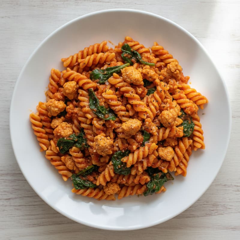 Ground Turkey Protein Pasta Marinara