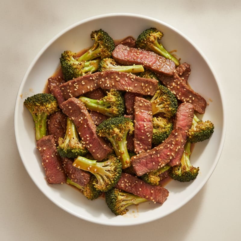 Sesame Beef & Broccoli Stir-Fry