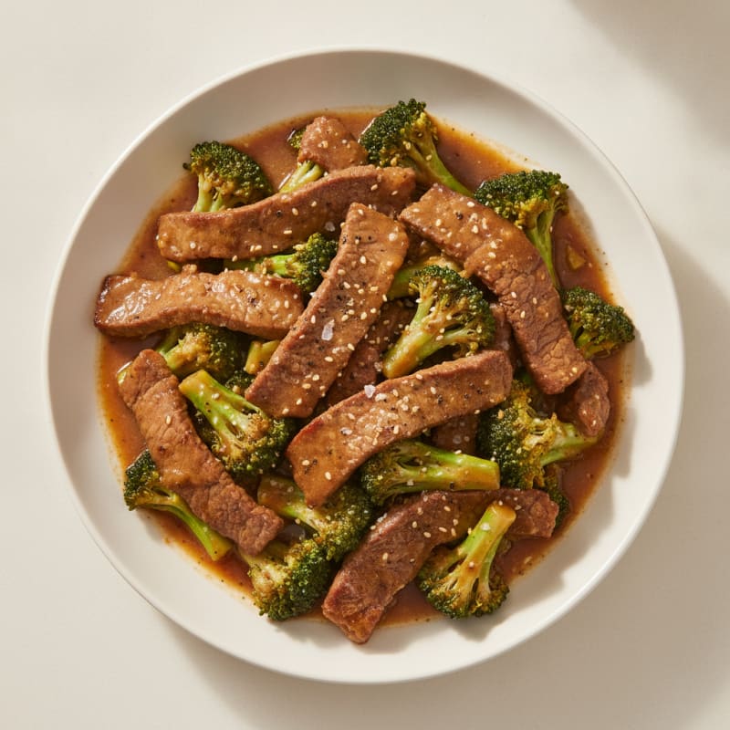 Sesame Beef & Broccoli Stir-Fry