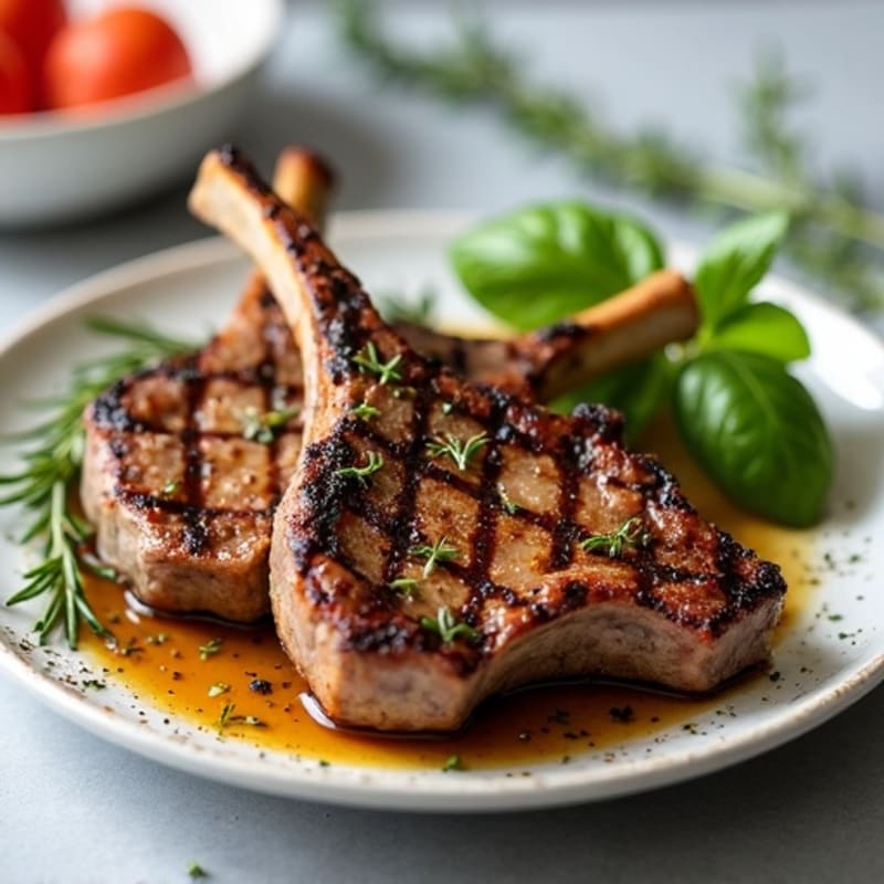 Grilled Herb Lamb Chops