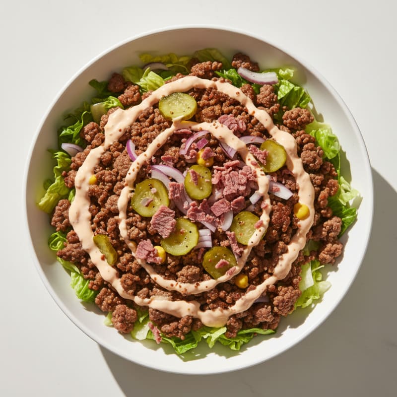 Protein-Packed Big Mac Bowl