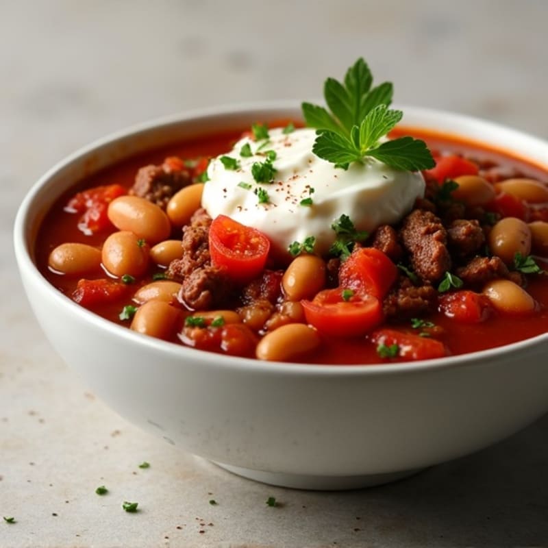 Hearty Lean Beef and Bean Chili
