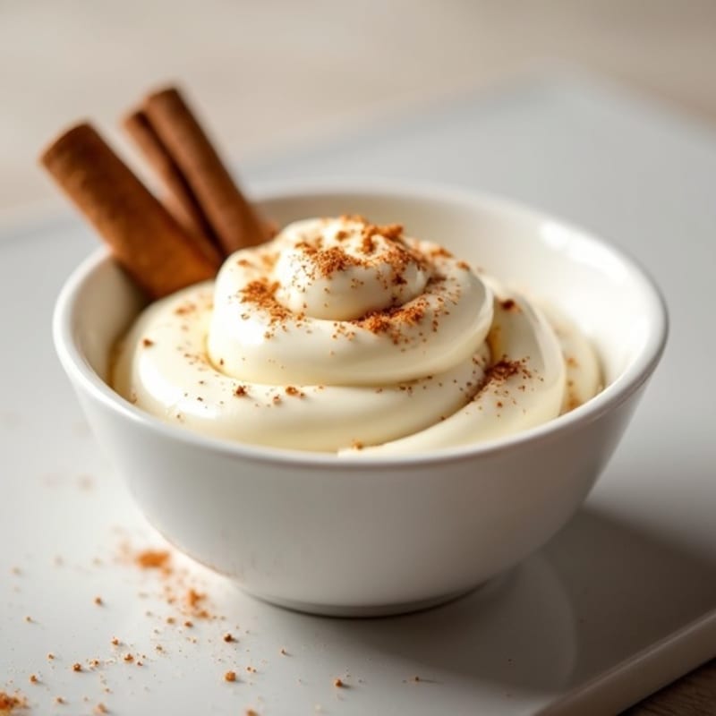 Creamy Vanilla Protein Yogurt with Cinnamon