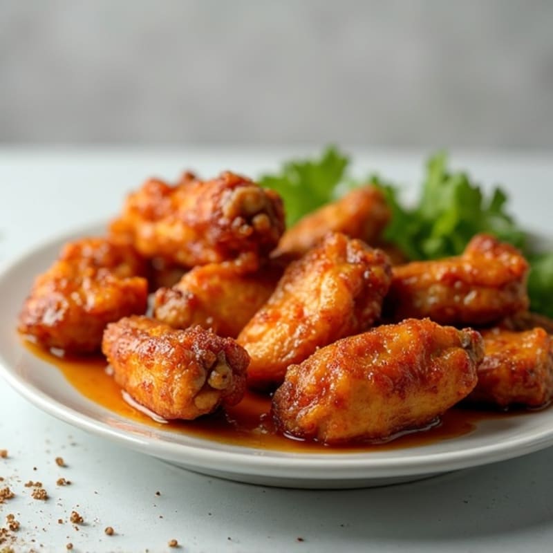 Crispy Honey Glazed Chicken Wings