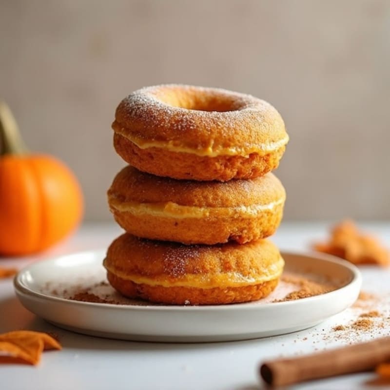 Protein-Packed Baked Pumpkin Spice Donuts