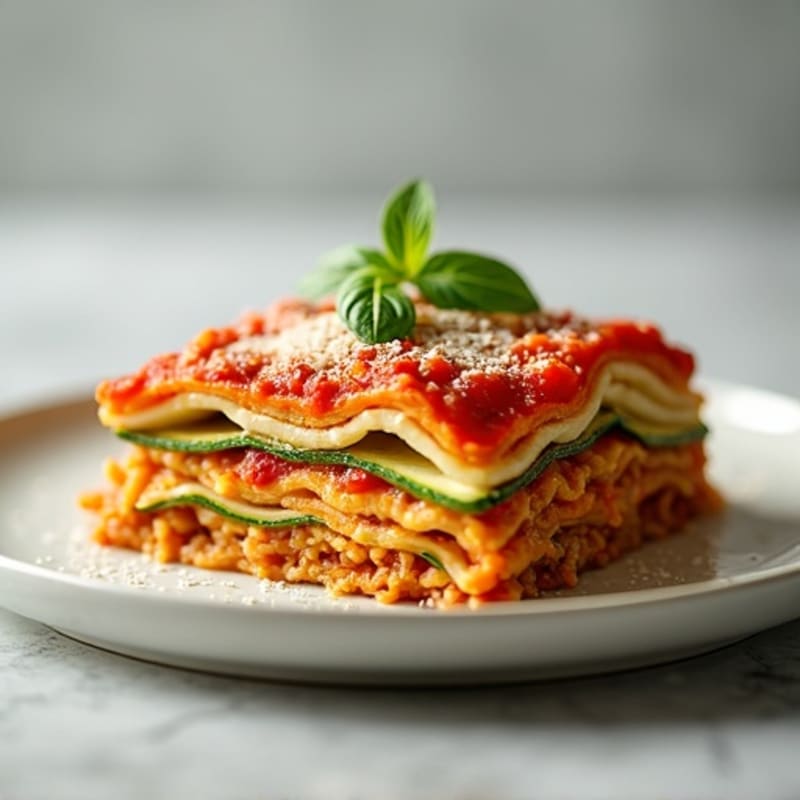 Lean Turkey Zucchini Lasagna