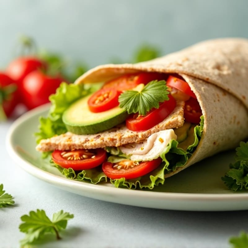 Lean Turkey & Crisp Veggie Wrap