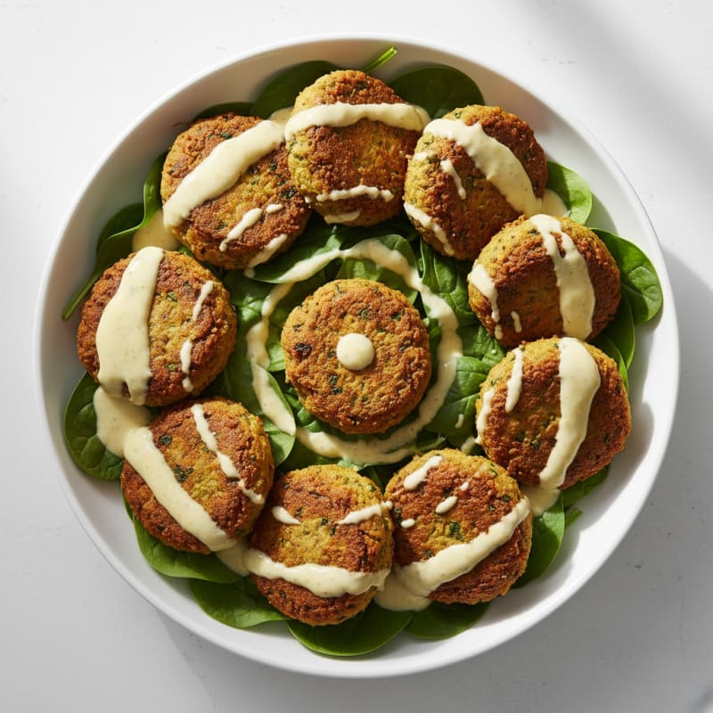 Crispy Falafel with Tahini