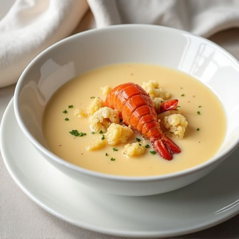 Silky Cauliflower Lobster Bisque
