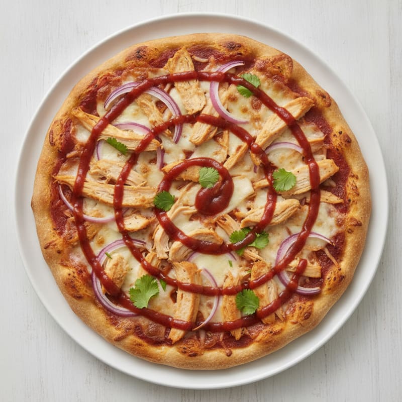 High-Protein BBQ Chicken Pizza