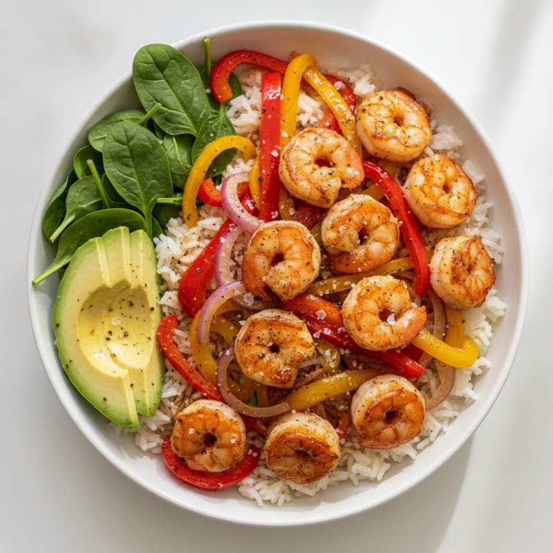 Savory Shrimp and Rice Bowl