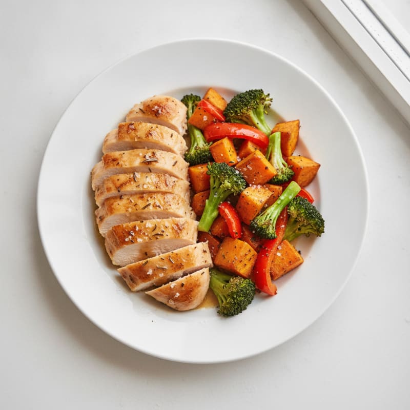 Lemon Herb Chicken and Roasted Vegetables