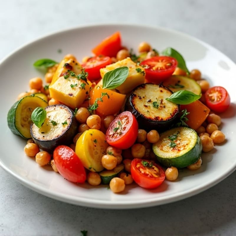 Silky Roasted Vegetables with Tomato and Herbs
