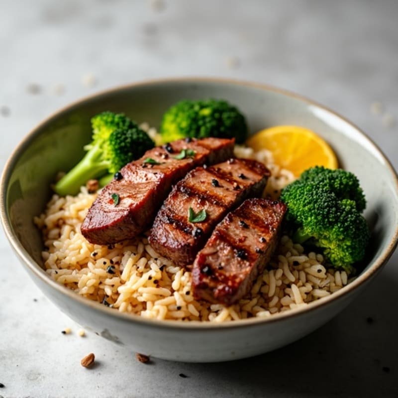 Ginger-Sesame Grilled Korean Steak Bowl
