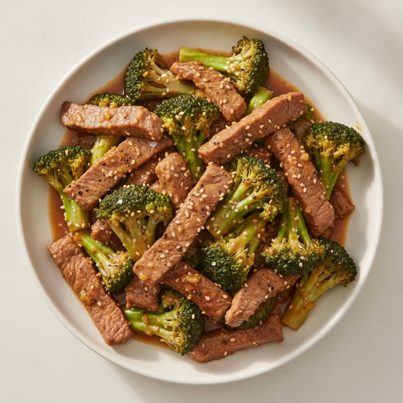 Sesame Beef and Broccoli Stir-Fry