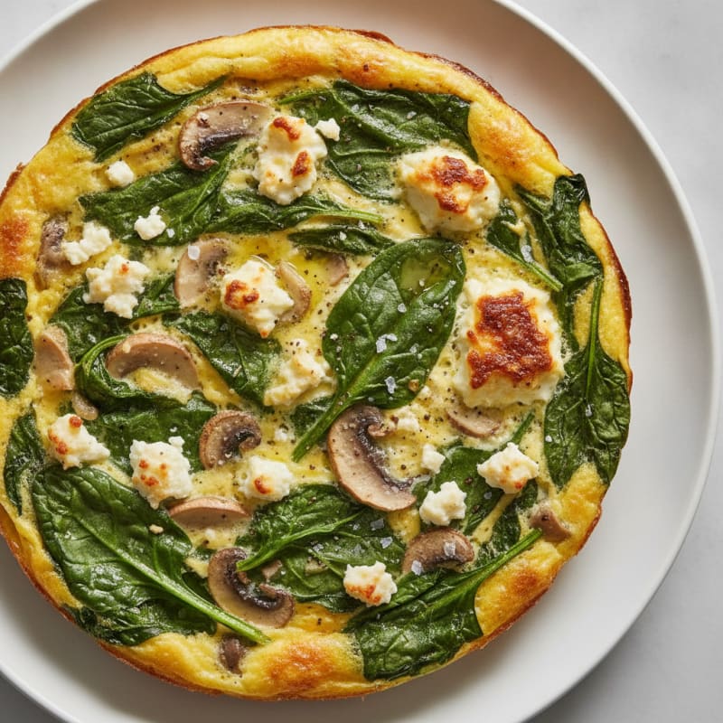 Spinach and Feta Egg Bake