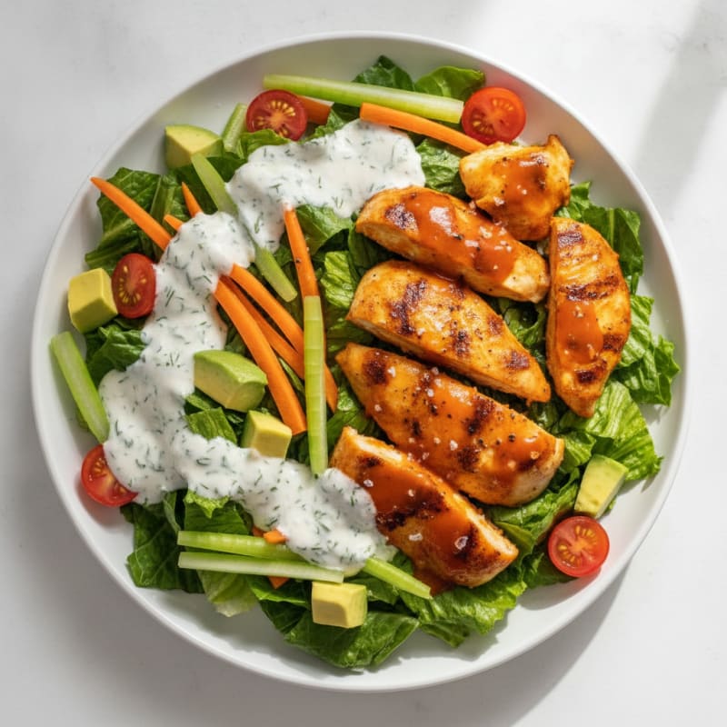 Buffalo Chicken Ranch Salad