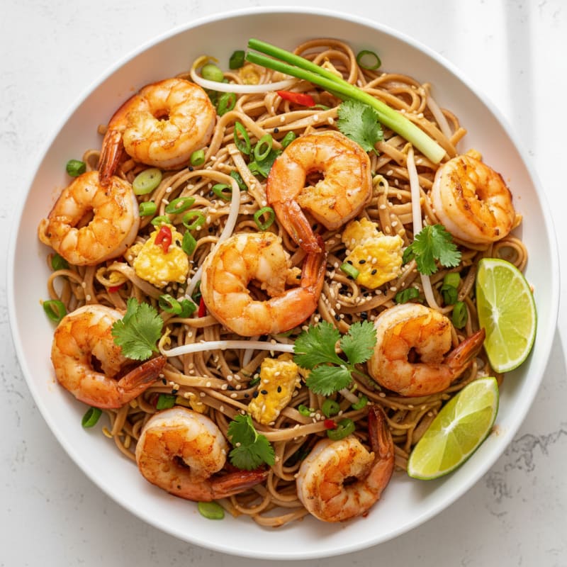 Zesty Chili-Lime Shrimp Pad Thai