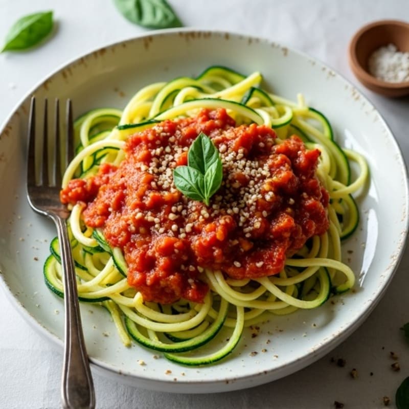 Protein-Packed Turkey and Zucchini Noodle Marinara