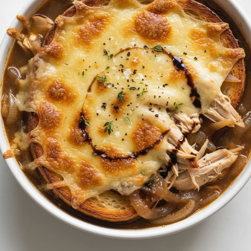 Caramelized Onion and Gruyere Soup
