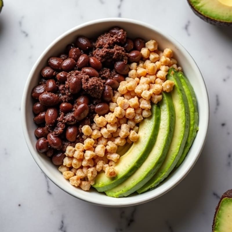 Fudgy Black Bean Protein Brownie Bowl