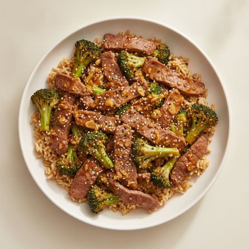 Sesame Beef & Broccoli Stir-Fry