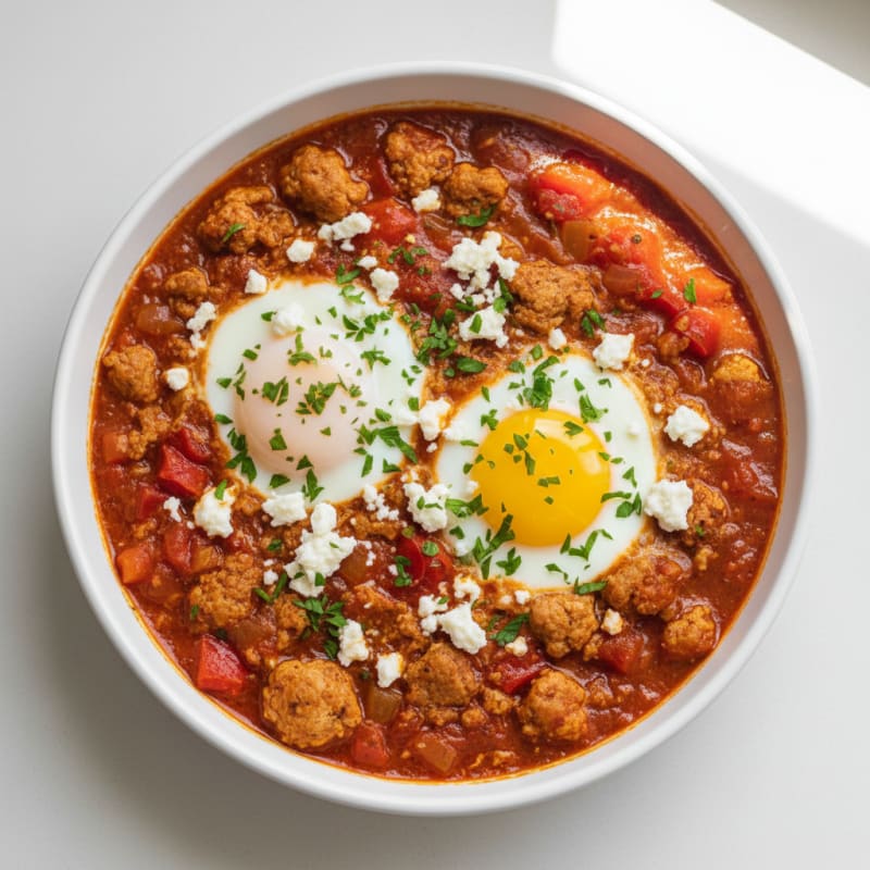 Shakshuka with Feta and Herbs