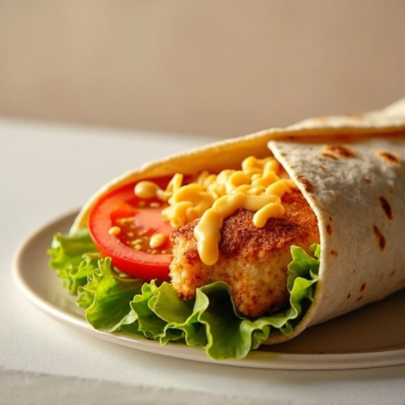 Crispy Buffalo Ranch Chicken Wrap