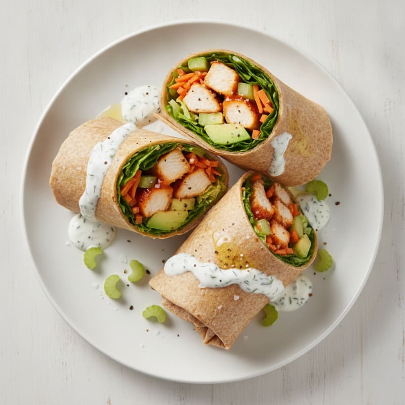 Buffalo Ranch Chicken Wrap
