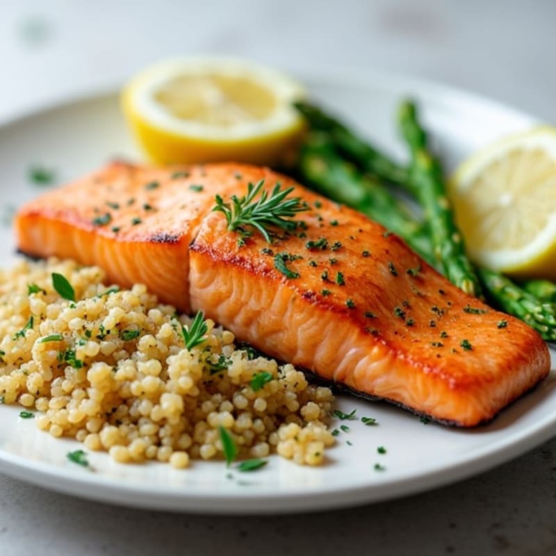 Lemon Herb Grilled Salmon
