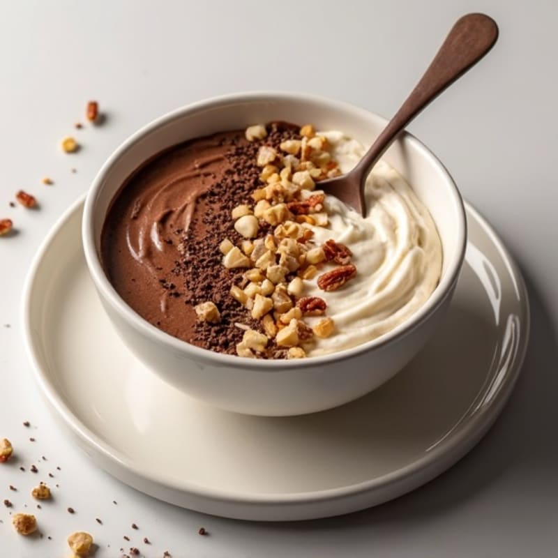 Chocolate Protein Greek Yogurt Bowl
