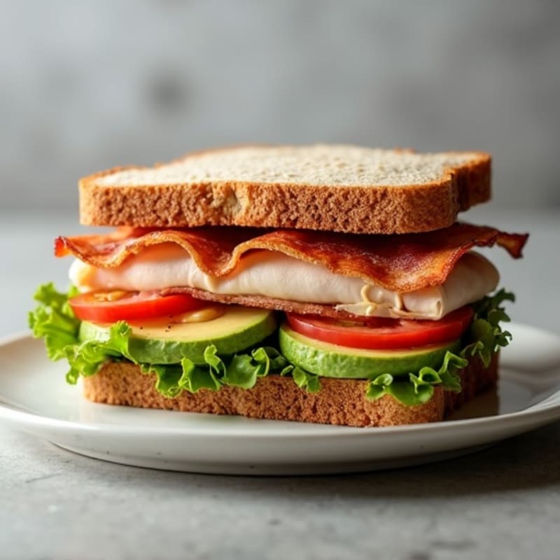 Healthy Turkey Club Sandwich