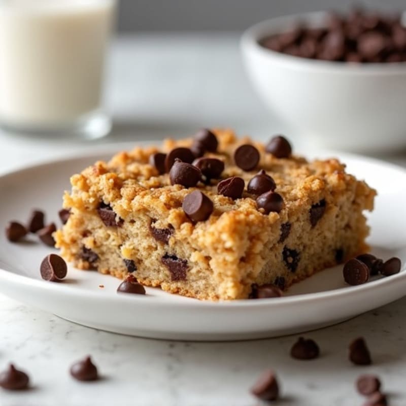 Protein-Packed Chocolate Chip Oat Bake