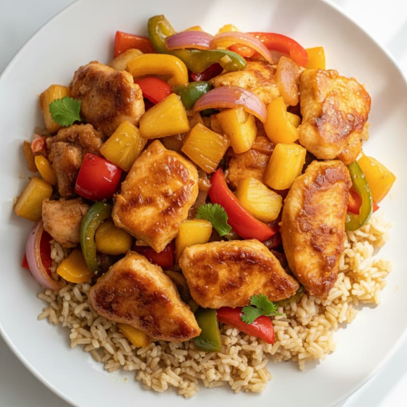 Sweet and Sour Chicken Stir-Fry