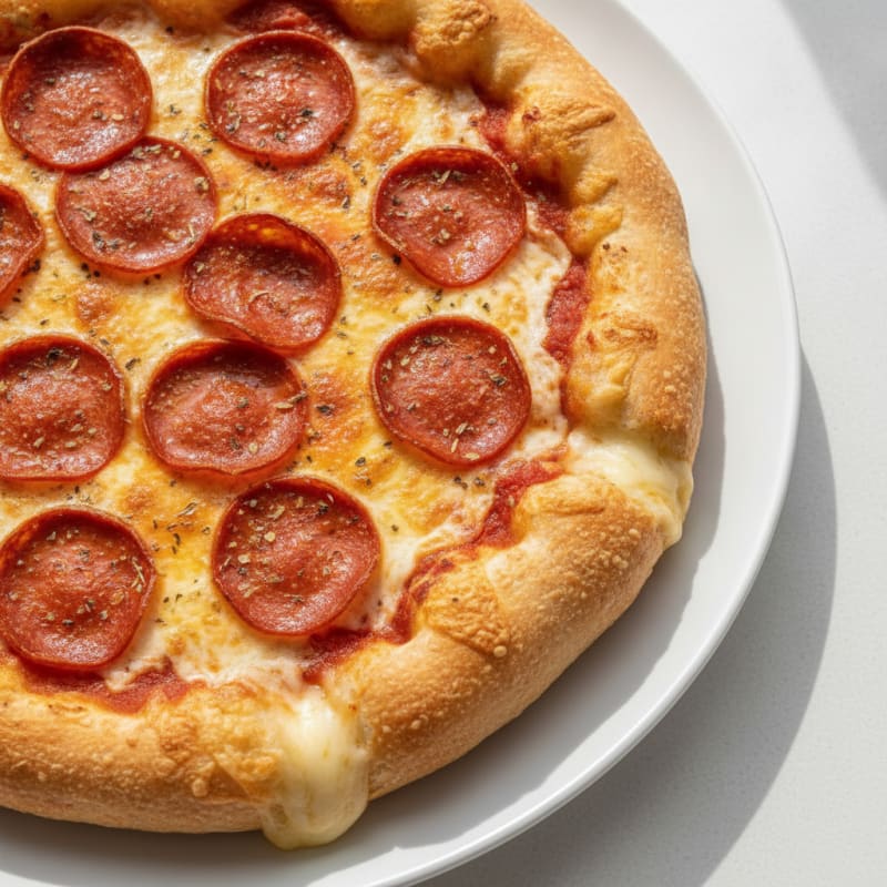 Stuffed Crust Pepperoni Pizza