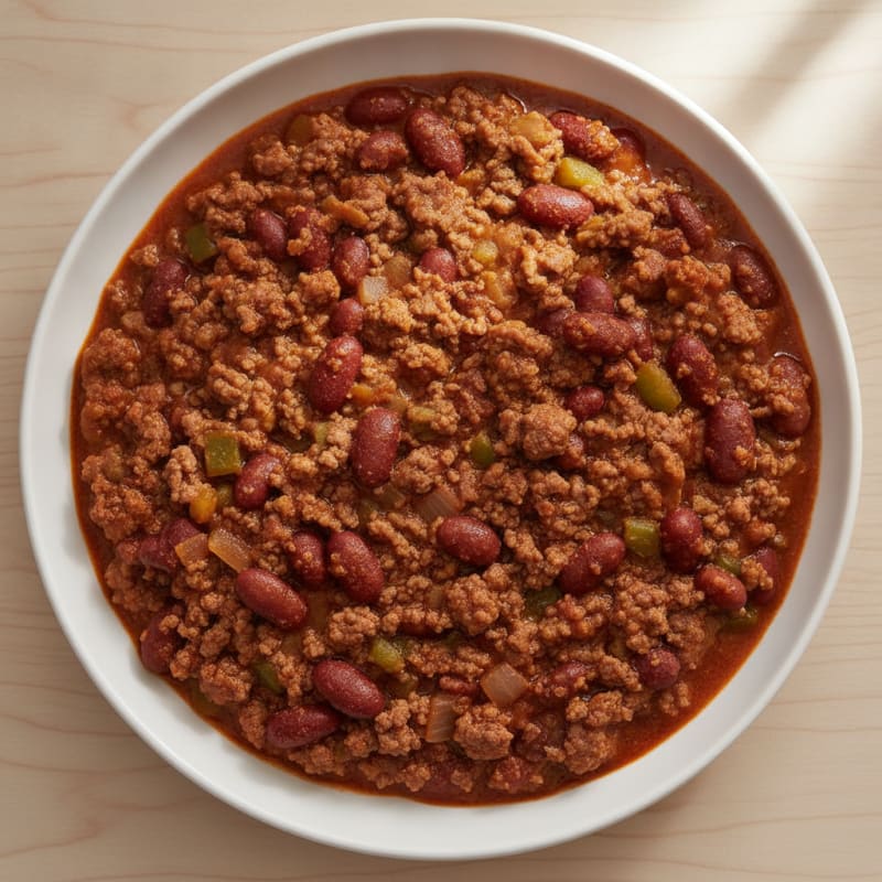 Hearty Ground Beef Chili
