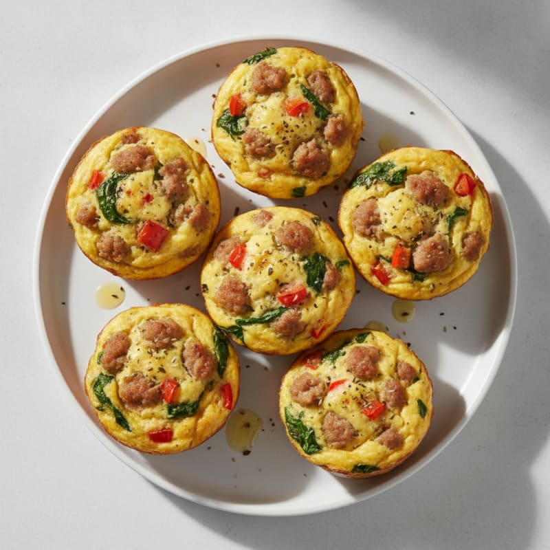 Savory Turkey Sausage Egg Muffins