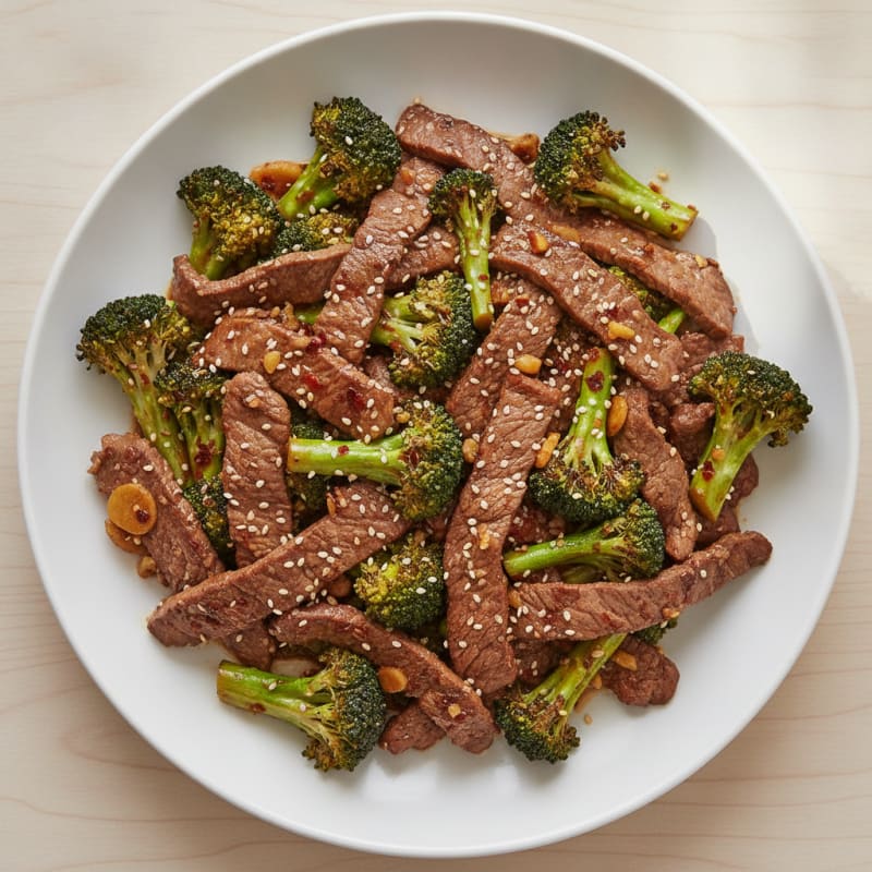 Sesame Beef and Broccoli Stir-Fry