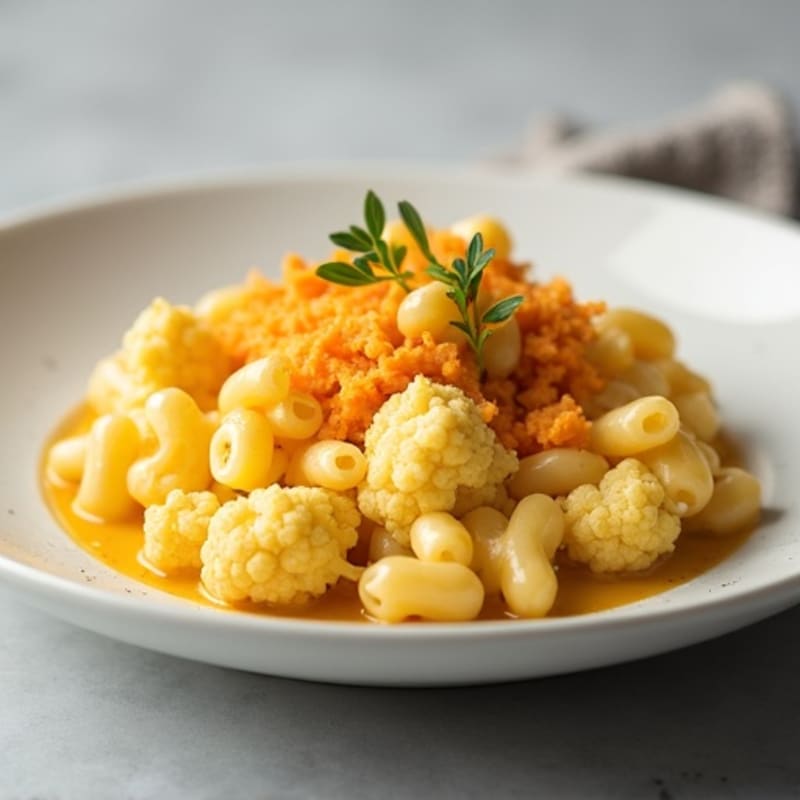 Protein-Packed Cauliflower Mac with Sharp Cheddar