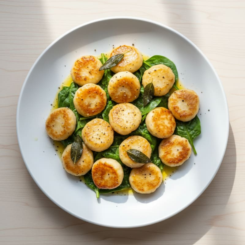 Ricotta Gnocchi with Sage Butter Sauce