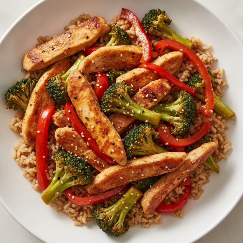 Teriyaki Chicken and Broccoli Stir-Fry