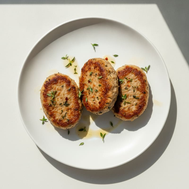 Savory Turkey Breakfast Sausage Patties