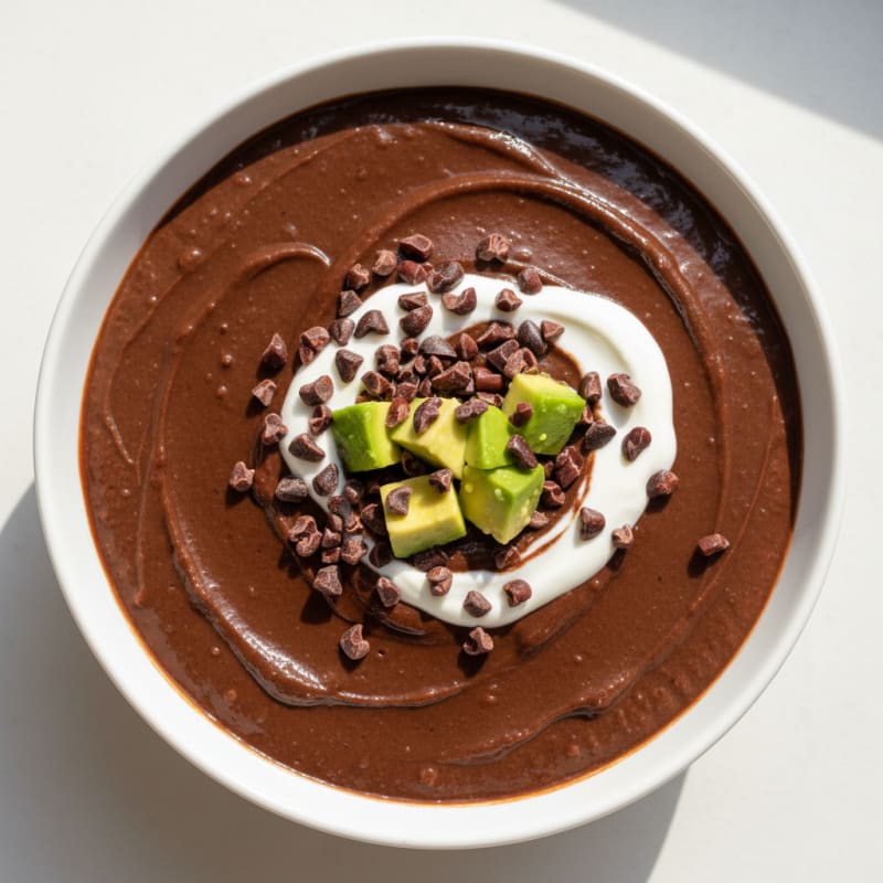 Silky Dark Chocolate Avocado Mousse