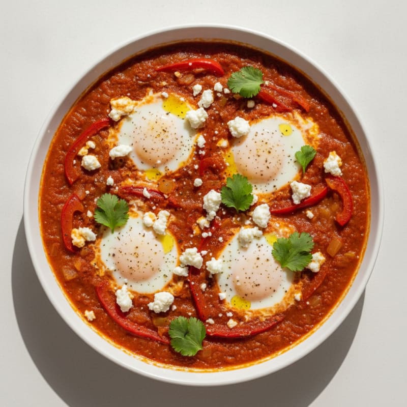 Shakshuka with Feta and Herbs