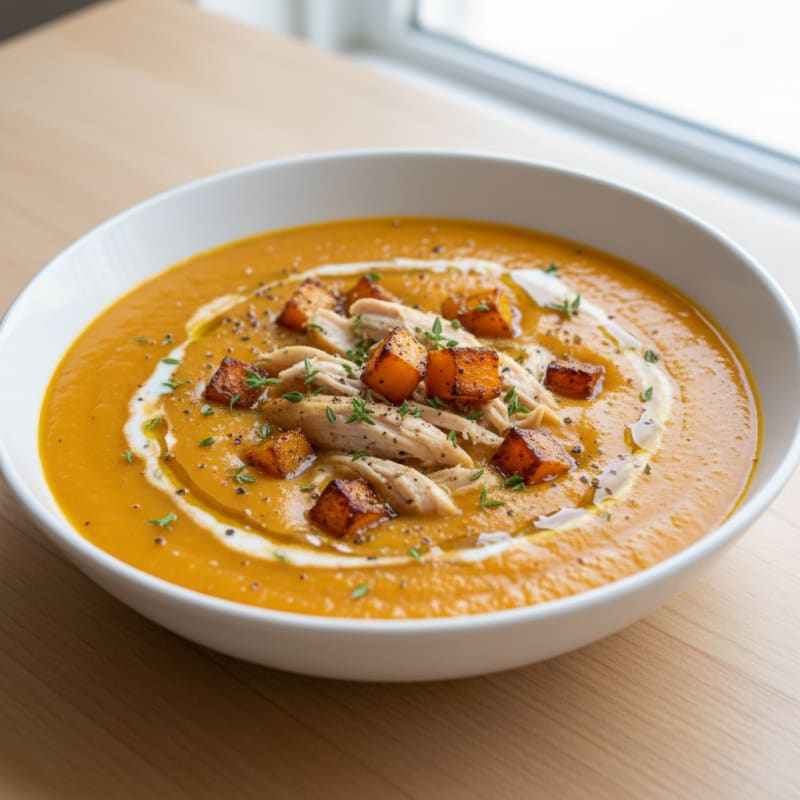 Creamy Roasted Butternut Squash Soup