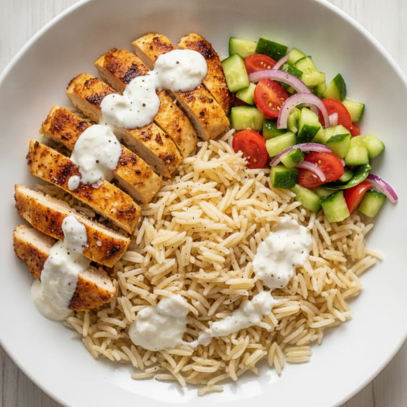 Chicken Shawarma Rice Bowl
