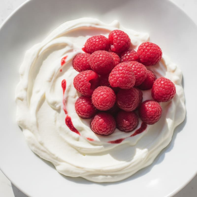 Silky Vanilla Protein Yogurt with Berries