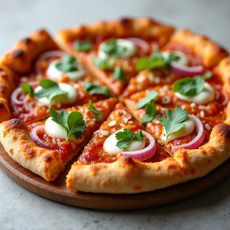 Crispy BBQ Chicken Pizza