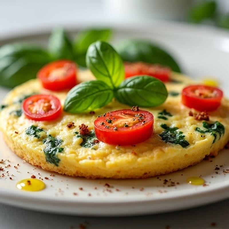 Fluffy Herb-Baked Egg White Frittata